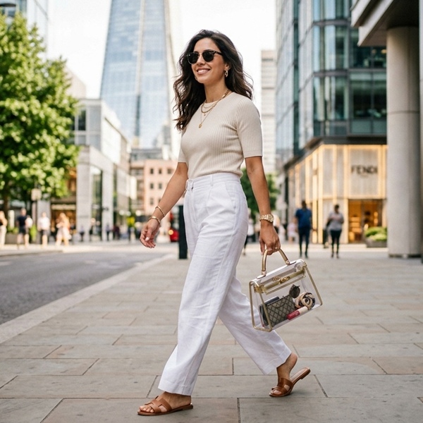 Bolso jelly transparente en tendencia
