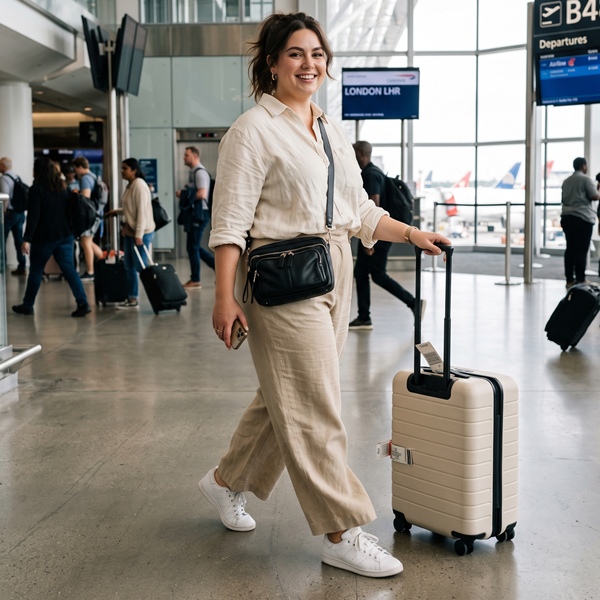 Bandolera práctica y segura para viajar con comodidad