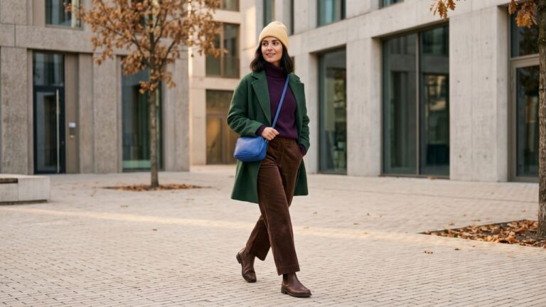 Cinco colores tendencia del otoño 2026: berenjena, amarillo mantequilla, verde profundo, chocolate y azul eléctrico