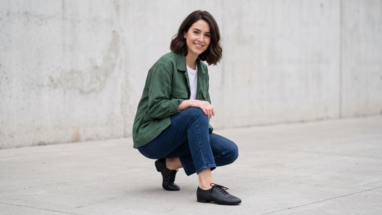 Look casual y urbano con jazz shoes