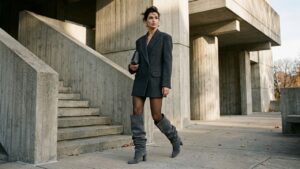 Las slouchy boots son las protagonistas esta temporada