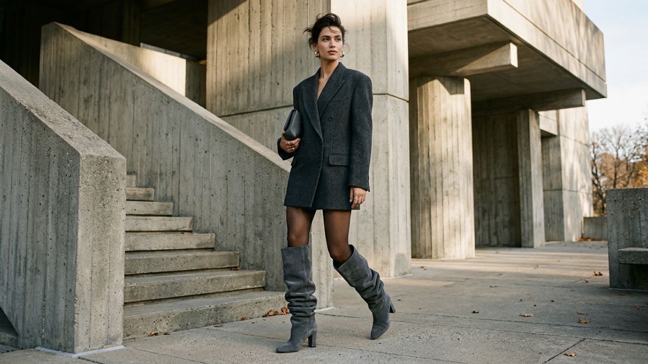 Las slouchy boots son las protagonistas esta temporada